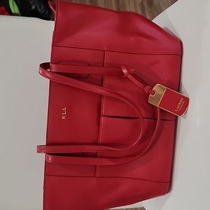 Ralph Lauren red purse